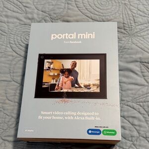Portal Mini Smart Video Calling Device - Black